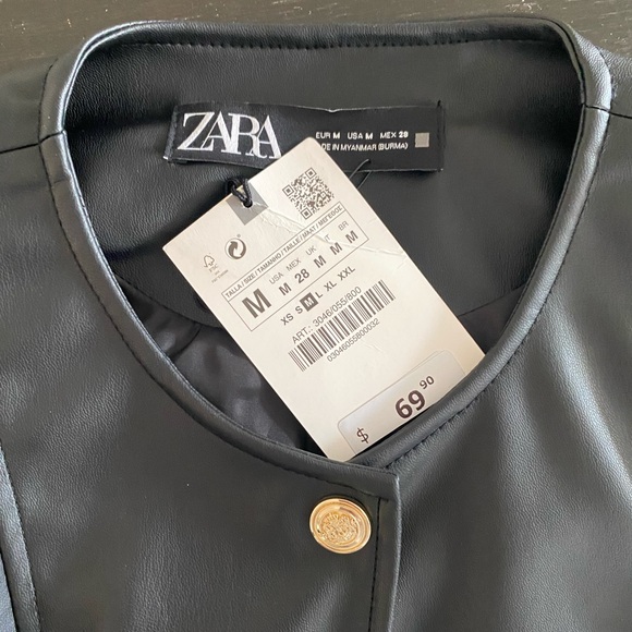 BNWT ZARA blazer - size M (fits S/M) - Picture 7 of 7
